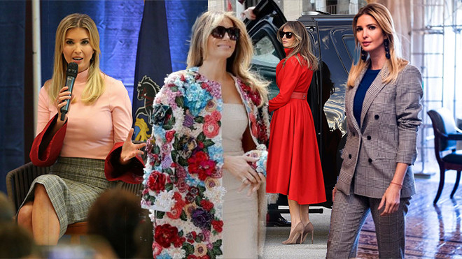 Chiến lược chính trị ẩn sau phong cách thời trang đối lập của 'hai bóng hồng' nhà Trump Ảnh 2