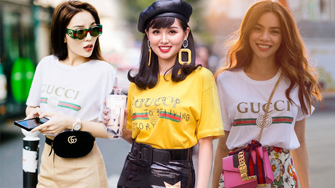 Đụng hàng áo thun Gucci 12 triệu đồng, Tâm Tít 'khí chất' không kém Hà Hồ, Kỳ Duyên Ảnh 2