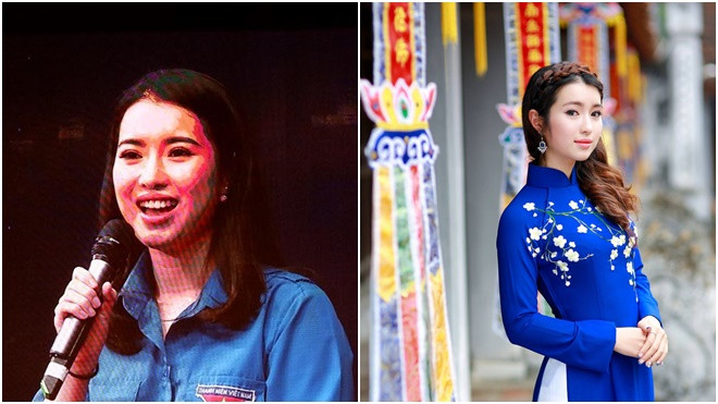 Cô gái xinh đẹp dẫn chương trình đối thoại với Jack Ma tại Hà Nội là ai? Ảnh 2