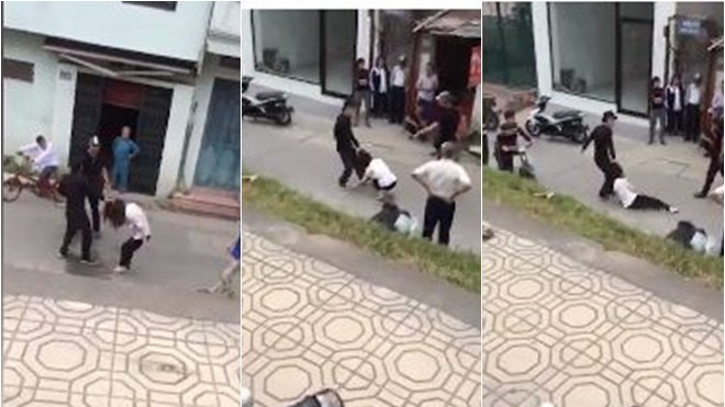 Nghi người yêu vào nhà nghỉ với trai lạ, nam thanh niên túm tóc đánh cô gái giữa đường Ảnh 2