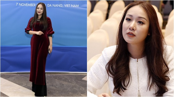 Hoa hậu Ngô Phương Lan nổi bật khi làm MC tại sự kiện thuộc APEC 2017 Ảnh 2