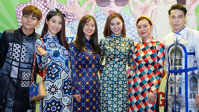 S.T, Jun Phạm diện áo dài, dạy dàn mỹ nhân 'Cô Ba Sài Gòn' vũ đạo nhạc phim của Đông Nhi Ảnh 2