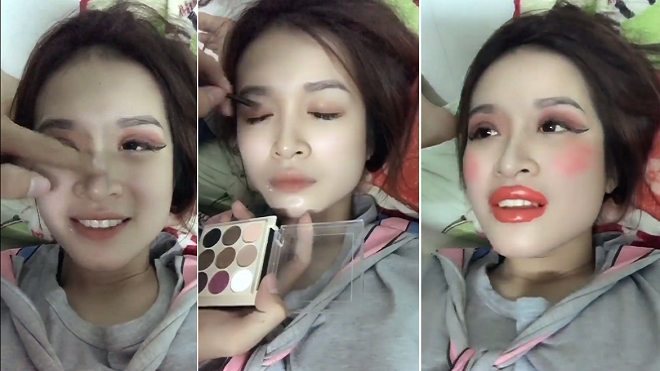 Clip siêu dễ thương: Đừng bao giờ tin tưởng vào tài make up của bạn trai! Ảnh 2