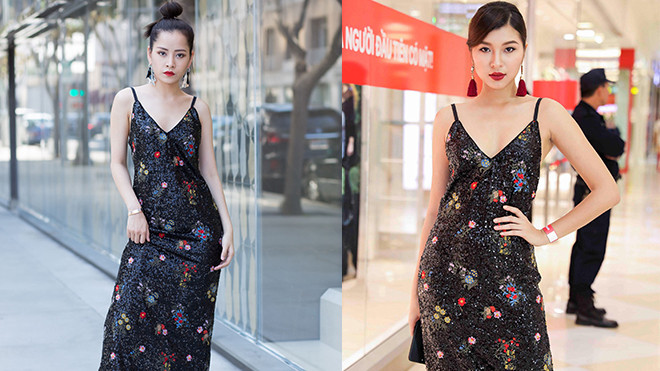Đồng Ánh Quỳnh 'mặc lại' đầm của Chi Pu dự sự kiện H&M tại Hà Nội Ảnh 2