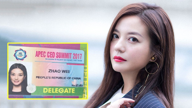 Triệu Vy là đại biểu tham dự APEC 2017 tại Đà Nẵng? Ảnh 2