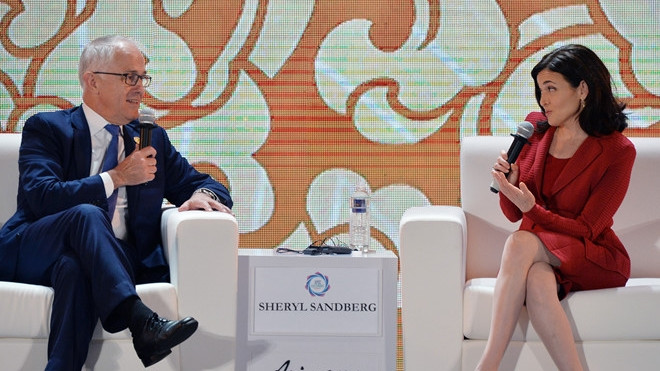 Nữ tỷ phú Facebook Sheryl Sandberg khuyến khích phụ nữ tham gia vào công nghệ Ảnh 2