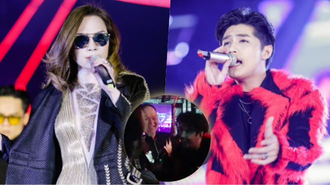 Mướt mồ hôi, Noo vẫn cúi gập người chào Mỹ Tâm trong hậu trường đêm nhạc Ảnh 2