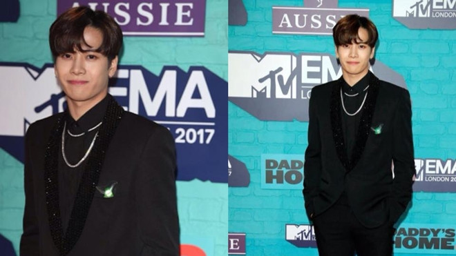 Chỉ vài phút thảm đỏ, Jackson bỗng thành 'chàng trai châu Á đứng cạnh Liam' fan Quốc tế truy lùng Ảnh 2