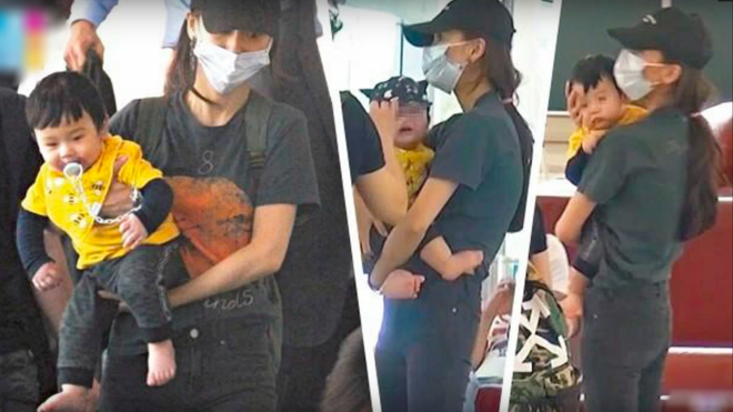 Lần đầu lộ ảnh rõ mặt quý tử đầu lòng nhà Angelababy - Huỳnh Hiểu Minh Ảnh 2