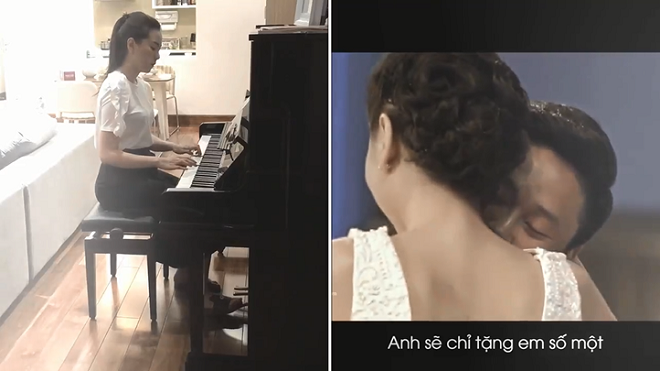 Sắp tròn 1 năm ngày cưới, MC Mai Ngọc đàn piano và khoe những hình ảnh 'độc' trong lễ cưới Ảnh 2