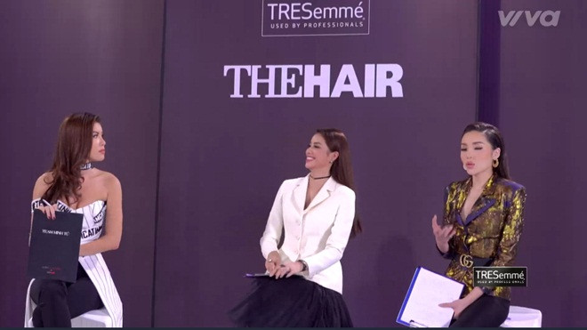 Phạm Hương, Minh Tú trao nhau nụ cười 'ẩn ý' khi Kỳ Duyên 'khoe' kinh nghiệm làm vedette Ảnh 2