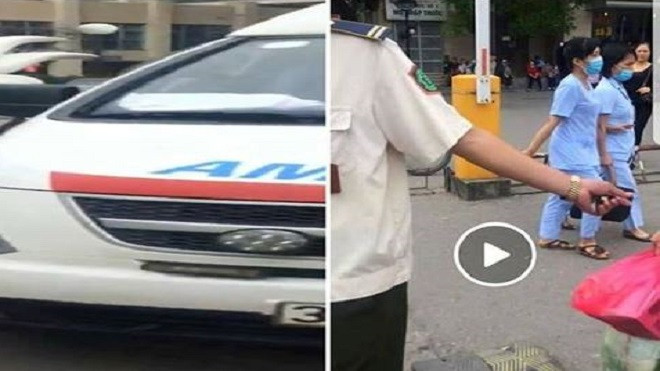 Đình chỉ công tác 2 bảo vệ chặn xe cứu thương vào đón bệnh nhân ở bệnh viên Bạch Mai Ảnh 2