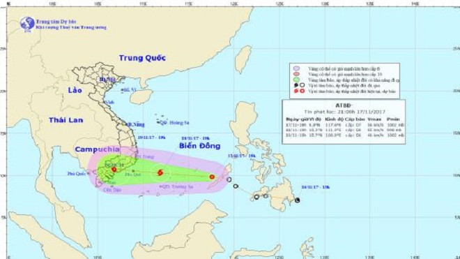 Áp thấp nhiệt đới trên biển Đông có nguy cơ mạnh lên thành bão Ảnh 2