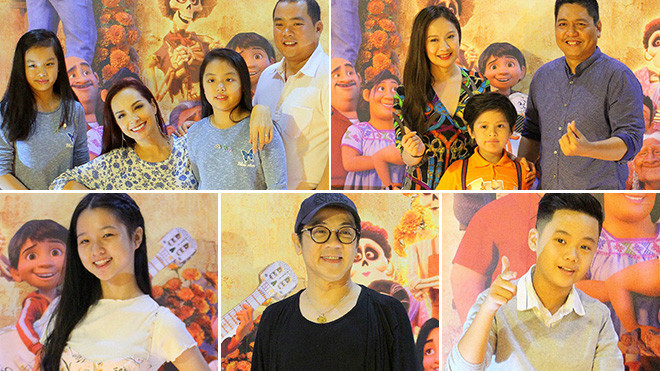 Thành Lộc và các gia đình sao cảm động khi xem phim hoạt hình 'Coco' của Disney - Pixar Ảnh 2