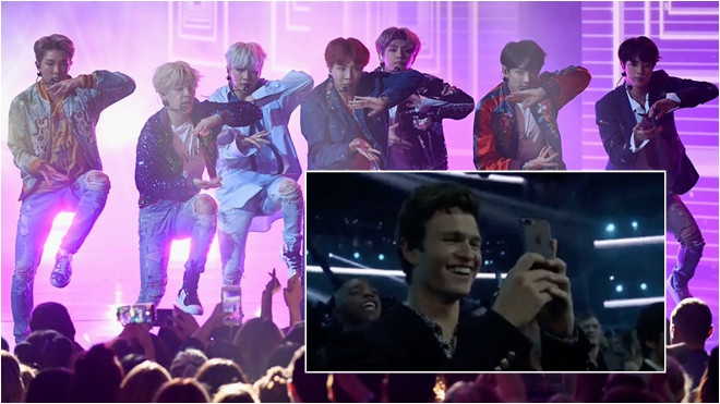 Phản ứng của mỹ nam 'Quái xế baby' trước BTS ở AMAs nói hộ lòng fan Kpop hôm nay! Ảnh 2
