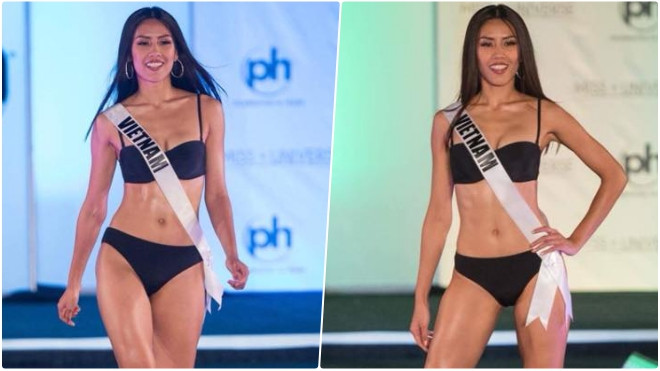 Ngỡ ngàng trước thân hình săn chắc đến 'hằn từng múi' của Nguyễn Loan trên sân khấu Hoa hậu Hoàn vũ Ảnh 2