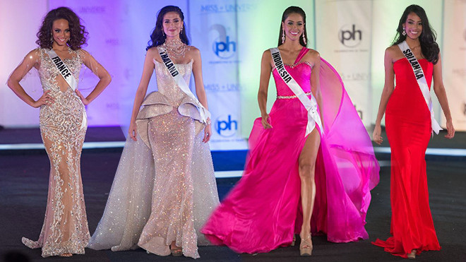 Miss Universe 2017: Đầm xuyên thấu giúp Nguyễn Thị Loan đánh bật nhiều đối thủ quốc tế Ảnh 2
