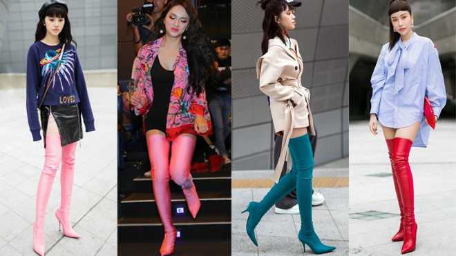 Muốn diện bốt cao bất tận, Hương Giang Idol nên học hỏi những sao này để phần nhìn 'bớt sai' Ảnh 2