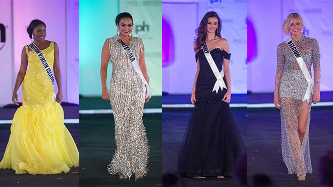 Những bộ đầm dạ hội 'dìm dáng' loạt người đẹp ở Bán kết Miss Universe 2017 Ảnh 2