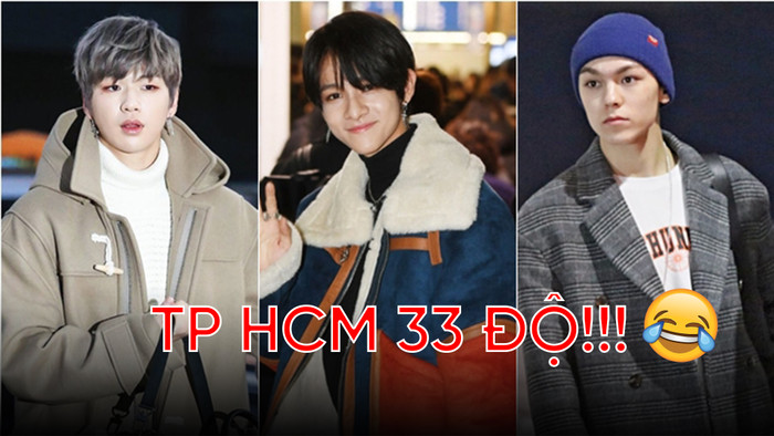 Có lẽ đã không ai nhắn với Wanna One, Seventeen và Samuel là TP HCM đang 33 độ? Ảnh 2