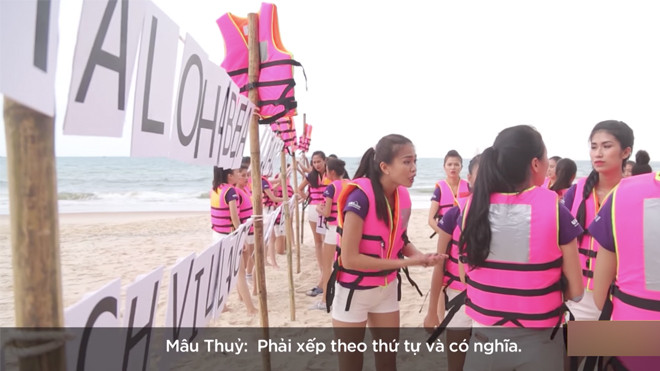 Mâu Thuỷ nổi nóng với đồng đội vì không hiểu ý ở HHHV Việt Nam 2017 Ảnh 2