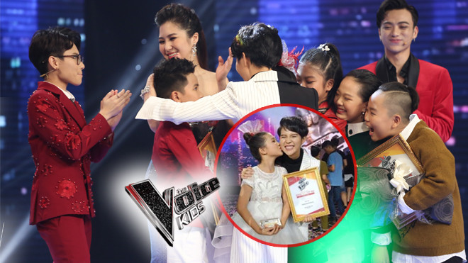 Bộ tứ HLV Giọng hát Việt nhí 2017 bùi ngùi khi phải chia tay các trò cưng Ảnh 2