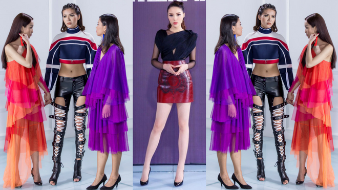 Tập 2 The Look: Minh Tú diện quần da rách tả tơi, Kỳ Duyên 'trung thành' với chân váy mini Ảnh 2