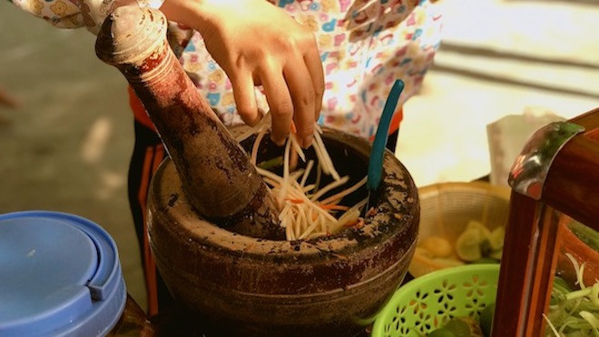 Độc đáo món gỏi đu đủ băm chỉ có ở vùng đất Tri Tôn - An Giang Ảnh 2