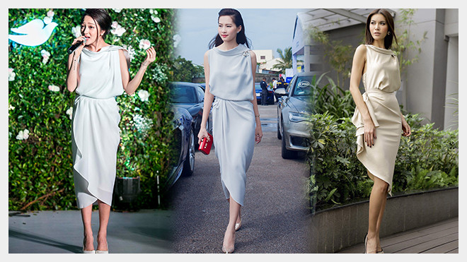 Hoa hậu-ca sĩ-người mẫu đụng váy áo, phong thái khác nhau 'một trời, một vực' Ảnh 2
