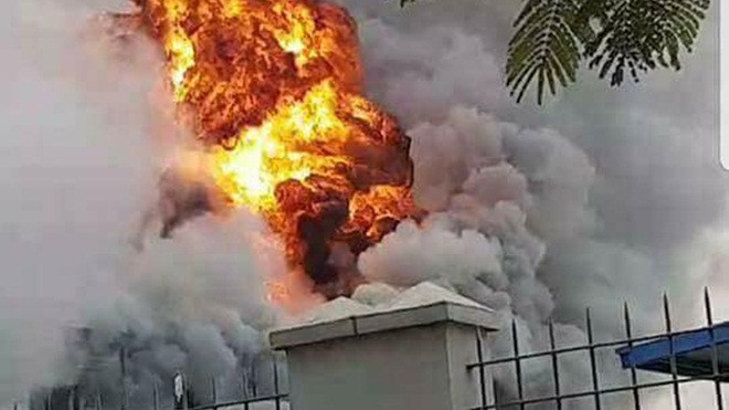 Cháy lớn tại Khu công nghiệp Bắc Ninh, nhiều người tháo chạy Ảnh 2