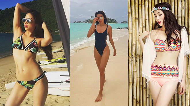 Cùng diện bikini, Phạm Hương, Kỳ Duyên 'lép vế' trước một Minh Tú nóng 'bỏng mắt' Ảnh 2