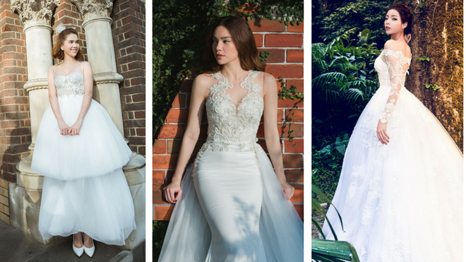 Fans nóng lòng đoán Hà Hồ, Ngọc Trinh lên xe hoa xinh hơn khi làm cô dâu chụp ảnh Ảnh 2