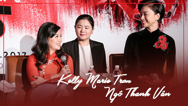 Ngô Thanh Vân - Kelly Marie Trần: Áo dài, quê hương Việt Nam và tình cảm chị em từ phim ra đời thực Ảnh 2
