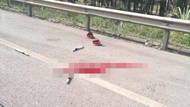 Thiếu tá CSGT bị xe máy tông trên cao tốc Hà Nội - Thái Nguyên đã tử vong Ảnh 2