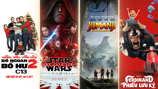 9 phim Mỹ ra rạp tháng 12: 'Star Wars' và những cuộc phiêu lưu của 'Ferdinard', 'Jumanji' Ảnh 2