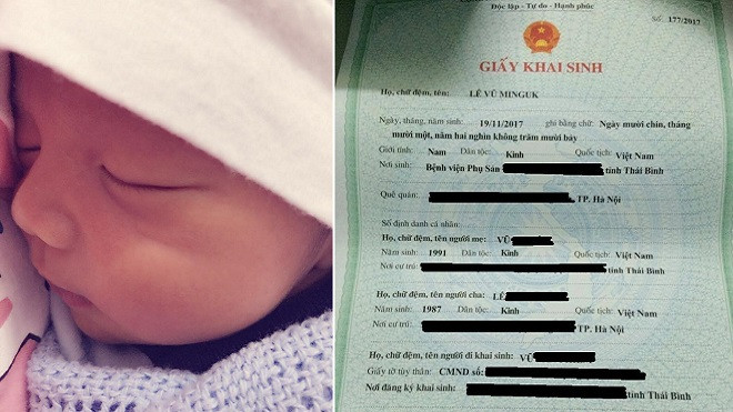 Em bé Việt 'gây sốt' cộng đồng mạng vì sở hữu cái tên giống bé Song Minguk! Ảnh 2