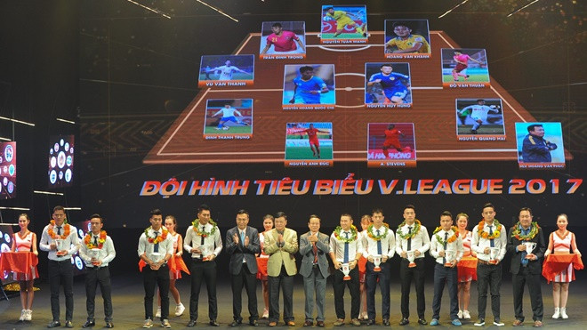 Phi Sơn, Văn Quyết, Công Phượng không có mặt trong ĐHTB V.League 2017 Ảnh 2