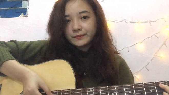 Cô nàng đã xinh lại còn cover 'Sóng' (Xuân Quỳnh) siêu ngọt! Ảnh 2