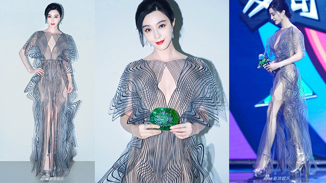 Đầm của Phạm Băng Băng mới là 'tuyệt đỉnh' xuyên thấu, sao Việt nên học hỏi! Ảnh 2