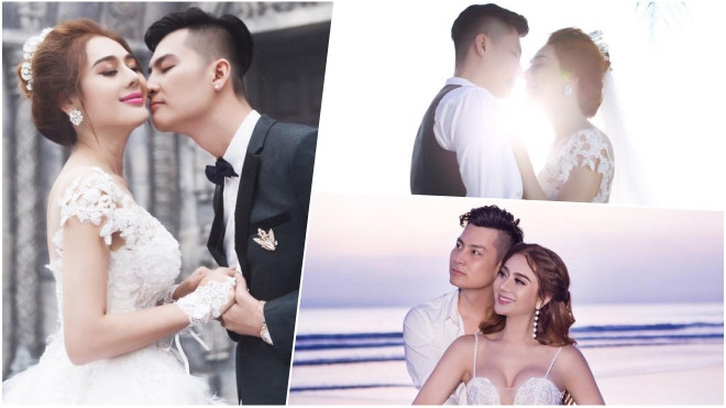 Lâm Khánh Chi xinh đẹp, e ấp bên ông xã kém 8 tuổi trong loạt ảnh cưới Ảnh 2