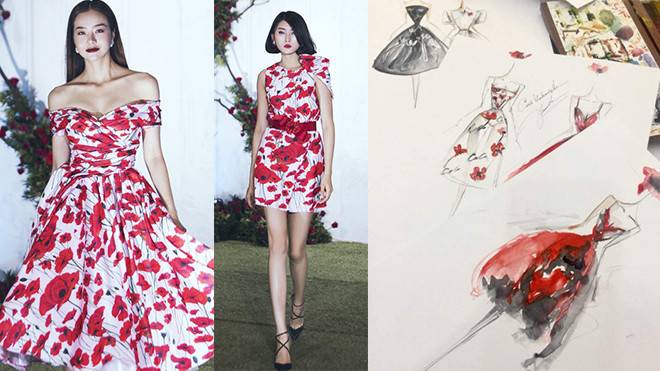 NTK Hoàng Minh Hà úp mở việc Lê Thanh Hoà đạo nhái hoạ tiết hoa anh túc Ảnh 2