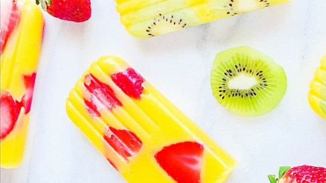 Cách làm kem xoài phủ trái cây tươi vừa nhanh vừa ngon Ảnh 2