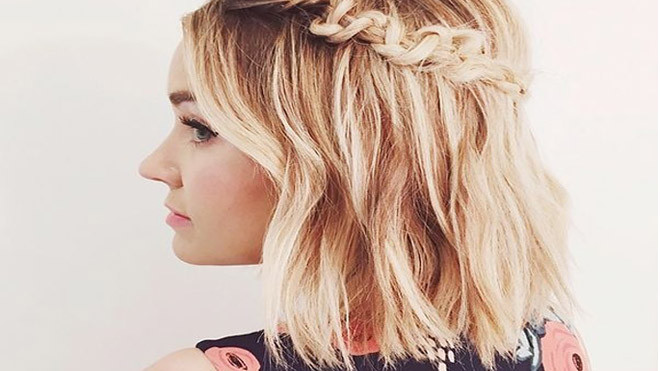 Tóc ngắn cũn vẫn có thể tết và tạo kiểu để xinh như công chúa Ảnh 2