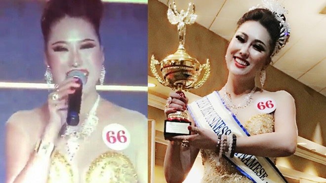 Clip ứng xử hoa hậu như diễn thuyết, gọi giám khảo là 'anh đẹp trai' và sẵn sàng ngắt lời MC của Phi Thanh Vân Ảnh 2