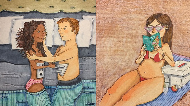 Bộ tranh siêu dễ thương về những điều hạnh phúc giản dị mà ai cũng trải qua mỗi ngày Ảnh 2