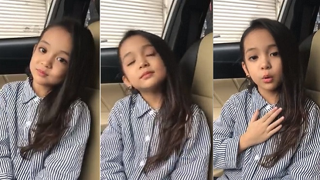 Mẫu nhí 6 tuổi gây tranh cãi vì quá biểu cảm khi cover 'Sống xa anh chẳng dễ dàng' Ảnh 2