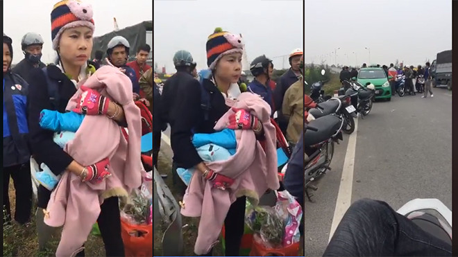 'Hotgirl' Bella ôm con tái xuất với màn quỵt tiền tài xế taxi, khiến đường quốc lộ tắc nghẽn Ảnh 2