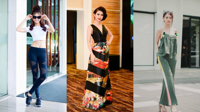 Gout thời trang từ trong nhà ra ngoài phố 'đã mắt' của tân Á hậu Đại sứ Du lịch Thế giới Ảnh 2