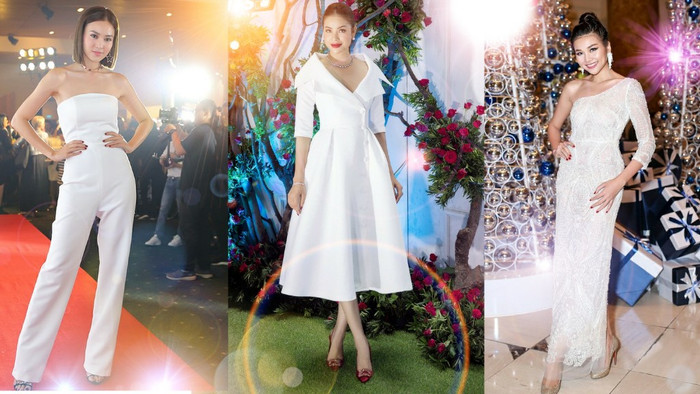 Cùng diện sắc trắng, Phạm Hương, Thanh Hằng cạnh tranh vị trí dẫn đầu 'bảng phong thần' sao đẹp Ảnh 2