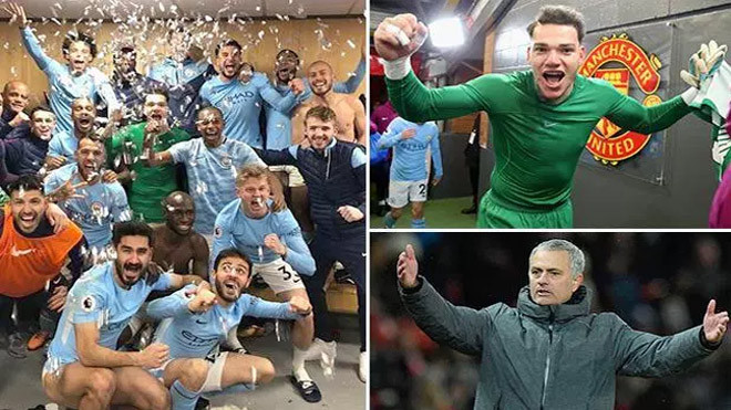 Ẩu đả hậu derby thành Manchester, Mourinho bị đập chai nước vào đầu Ảnh 2